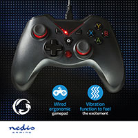 Nedis Gamepad Controller t/PC (USB 3.0)
