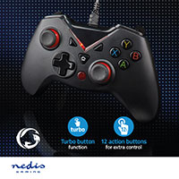 Nedis Gamepad Controller t/PC (USB 3.0)