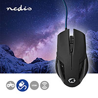 Nedis Gaming Mus m/6 knapper (7200dpi)