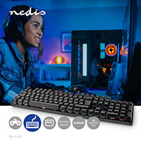 Nedis Gaming Tastatur m/RGB (Mekanisk)