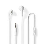 Nedis In-Ear Høretelefoner 1,2 m (3,5mm) Hvid