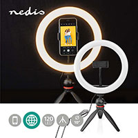Nedis Ring Light t/Smartphone (m/bordstativ)