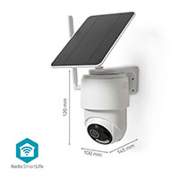 Nedis SmartLife 4G Udendørs IP kamera 1080P (m/Solcellepanel)