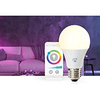 Nedis SmartLife dæmpbar LED pære E27 - 9W (60W) Farve
