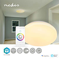 Nedis SmartLife RGB Loftlampe 26cm (3000-6500K) 18W