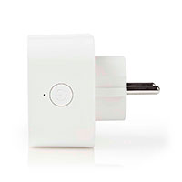 Nedis SmartLife Wi-Fi stikkontakt (1 udtag) Hvid