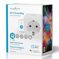 Nedis SmartLife Wi-Fi stikkontakt (med energimåler) - 1stk