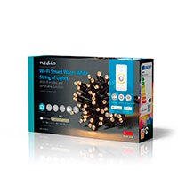 Nedis SmartLife WiFi Lyskæde 5m (50 LED) Varm hvid