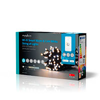 Nedis SmartLife WiFi Lyskde 5m (50 LED) Varm/Klig Hvid