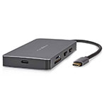 Nedis USB-C Dock 7-i-1 (SD/Micro SD/RJ45/USB-C/2xHDMI/2xUSB-A)