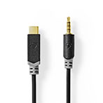 Nedis USB-C til Minijack Kabel - 1m (USB-C/3,5mm Han) Guld