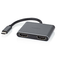 Nedis USB Multi-Port Adapter (USB-C/HDMI)