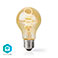Nedis WiFi dæmpbar LED filament pære E27 - 5,5W (40W)