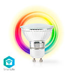 Nedis WiFi dæmpbar LED pære GU10 - 5W (50W) Farve