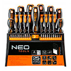 Neo Tools 04-210 Skruetrkker St m/Bits (37 dele)
