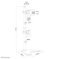 Neomounts by Newstar FPMA-D550DDVBLACK Skrmstander 2 skrme 32tm (8kg)
