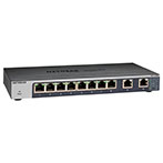 Netgear GS110MX Netværk Switch 10 port - 100/1000/2,5G/5G/10G Mbps (13,2W)