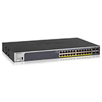Netgear GS728TP-200EUS Netværksswitch 24-port - 10/100/1000 (SFP/PoE)
