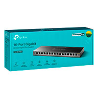 Netvrk Switch 16 port (1000Mbps) Sort - TP-Link