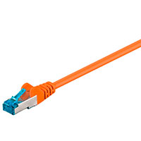 Netvrkskabel Cat6a S-FTP - 0,5m (Orange) Goobay