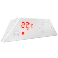 Nob ECO termostat (NCU2 TE) Programmerbar timer Hvid