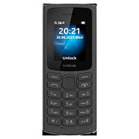Nokia 105 4G 2023 Mobiltelefon (Dual SIM) Charcoal