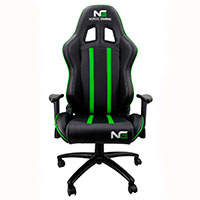 Nordic Gaming Carbon stol (PU læder) Grøn