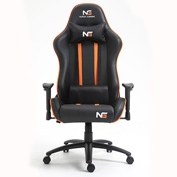 finansiere Motivere Tordenvejr Nordic Gaming Carbon stol (PU læder) Orange