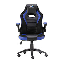 Nordic Gaming Charger V2 Gaming stol (PVC læder) - Sort/Blå