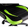 Nordic Gaming Charger V2 Gaming stol (PVC læder) - Sort/Grøn