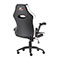 Nordic Gaming Charger V2 Gaming stol (PVC læder) - Sort/Hvid