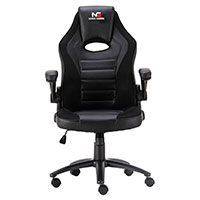 Nordic Gaming Charger V2 Gaming stol (PVC læder) Sort