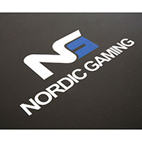 Nordic Gaming Guardian Gulvmåtte (120x100cm) Sort/Blå