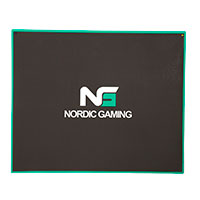 Nordic Gaming Guardian Gulvmtte (120x100cm) Sort/Grn