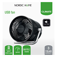 Nordic Home FT-772 USB Ventilator (Biotec Blade)