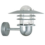 Nordlux Agger Udendørs Facade Væglampe E27 - 25,5cm (60W) Galvaniseret Stål