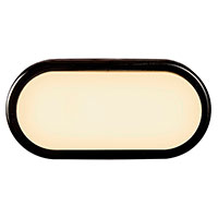 Nordlux Cuba Outdoor Bright Oval LED Vglampe - 10x20,5cm (14W) Sort