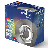 Nordlux Don Smart Color Indbygningsspot 4,7W -Brstet Nikkel