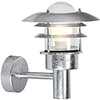 Nordlux Lønstrup Dæmpbar Væglampe E27 - 22cm (60W) Galvaniseret Stål