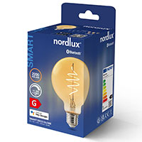 Nordlux Smart Globe LED filamentpære E27 - 4,7W (34W) Hvid