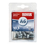 Novus M 4 X 10,5 ALU Blindnittemtrik (4x10,5mm) 10pk