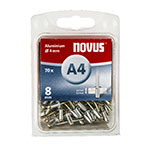 Novus A 4 X 8 ALU Blindnitter (4x8mm) 70pk