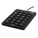 Vandtæt numerisk tastatur (USB) Sort - Deltaco