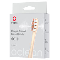 Oclean Plaque Control P1C8-X Pro Digital Tandbrstehoveder (2pk) Guld