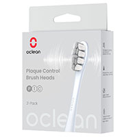 Oclean Plaque Control P1C9-X Pro Digital Tandbrstehoveder (2pk) Slv