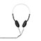 On-Ear hovedtelefon 1,1m (ultralet) Sort - Nedis