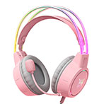 Onikuma X15 Pro Gaming Headset m/Mikrofon (3,5mm/USB) Pink