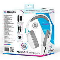 Oniverse Nebula Gaming Headset - 2m (PS5/PS4/Switch/Xbox/PC/Mac) Arctic White