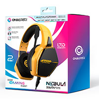 Oniverse Nebula Gaming Headset - 2m (PS5/PS4/Switch/Xbox/PC/Mac) Solarfire Yellow