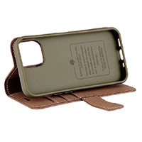 Onsala Eco iPhone 13 Mini Flip-cover (Biologisk) Brun